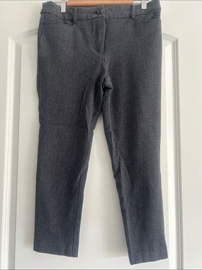 Loft Dark Gray Dress Pants - Classic Straight Fit